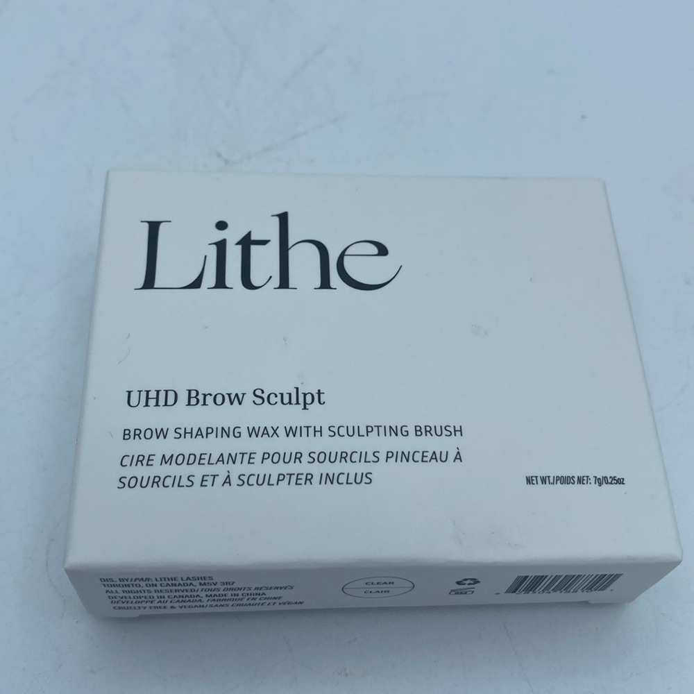 Lithe UHD Brow Sculpt eyebrow shaping wax with brush new